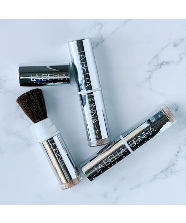 Minerals on the Go: Loose Foundation with Dispensing Brush in Honey - International Shipping Available - Buy Online on GoSupps.com