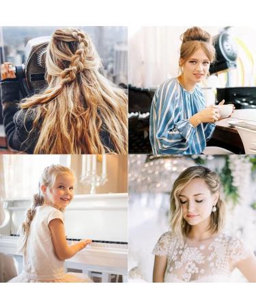 Mbsomnus 7cm U-Shaped Hair Pins for Buns - 50pcs Bobby Pins for Women & Girls | Brown Hair Grips for Thick Hair - Hair Styling Accessories for Wedding & Salon Use - Buy Online on GoSupps.com