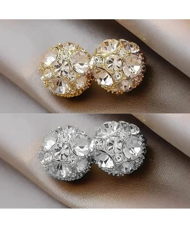 Dorina EarAcupressure Magnetherapy Detox Earrings - Gold & Silver (2 Pairs) - Buy Online on GoSupps.com