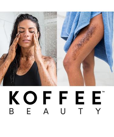Shop Aloe & Green Tea Coffee Scrub 4oz - Organic Exfoliating Body & Face Scrub for Soft Bright Skin | Soothing Hydrating Oils | International Shipping Available - Buy Online on GoSupps.com