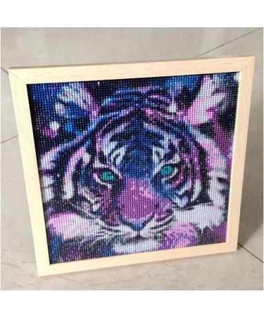 Animal Tiger Full Drill 5D Diamond Painting Kit for Adults and Kids - DIY Diamond Art 30x30cm - Buy Online on GoSupps.com