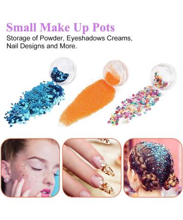 50 Transparent 5ml Cosmetic Containers - Travel-Friendly Screw Cap Jars for Creams Lip Balm and Nail Art - Buy Online on GoSupps.com