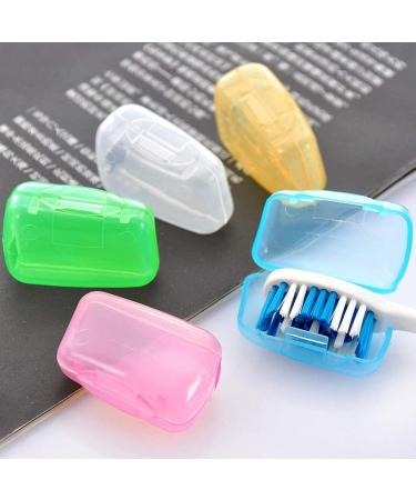 Catelves 10-Piece Travel Toothbrush Set with Protective Caps - 5 Color Options Available - Perfect for Travel and Hygiene - Buy Online on GoSupps.com