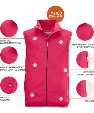 Buy Killtec Women's Trin VST Softshell Vest - Packable & Stylish in 36 Rose | International Shipping Available - Buy Online on GoSupps.com
