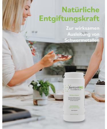 Bentonite MED Detox Capsules 200 - Pharmaceutical Quality Intestinal Cleansing & Heavy Metal Detox with Montmorillonite - Miron Violet Glass Packaging - 100% Natural Healing Clay - Buy Online on GoSupps.com