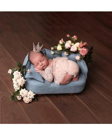 Pink Lace Newborn Photography Romper + Pearl Props | Baby Girl Photo Outfit (0-2 months) - Buy Online on GoSupps.com