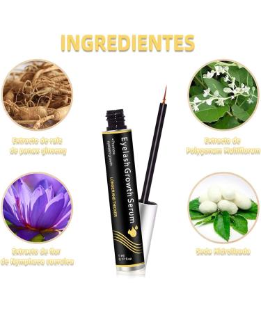 2PCS Eyelash Growth Serum Without Hormones Eyebrow Serum Eyelash Serum Eyelash Lifting Serum Natural Eyelash Growth Serum for Longer and Thicker Eyelashes and Eyebrows(10ml) - Buy Online on GoSupps.com
