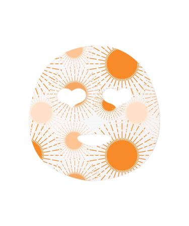 Pacifica Beauty After Sun Cool & Glow Facial Sheet Mask - Aloe Vera Calendula Vitamin C - Vegan Cooling Mask for Sunburn Relief & Skincare - Buy Online on GoSupps.com