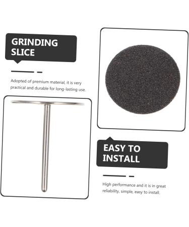Healvian 1 Set Nail Polishing Sheets Grinder Sanding Disc Sandpaper Disc Pad Foot File Sandpaper Disc Pedicure Tools Manicure Sandpaper Disc Scraper Nail Drill Sole of Foot Stainless Steel - Buy Online on GoSupps.com