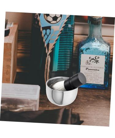 Moluckfu Bartbrush Shell Metal Shaving Cup - Portable Reusable Razor Bowl for Men | Perfect Gift for Shaving Enthusiasts - Buy Online on GoSupps.com