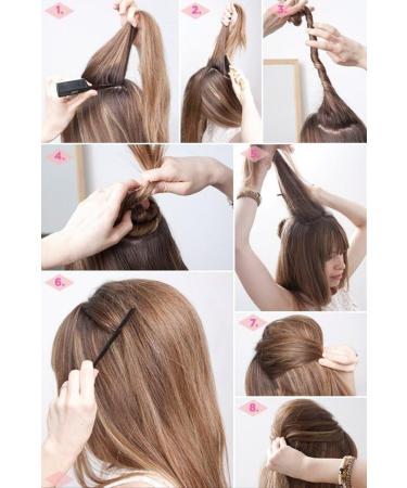 1PC Black/Brown colors for choose Charming BUMP IT UP Volume Inserts Do Beehive hair styler Insert Tool Hair Comb Hot (Black) - Buy Online on GoSupps.com