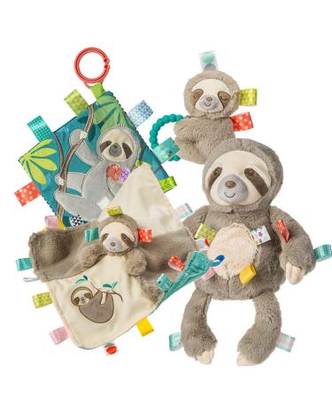 Taggies Sensory Sloth Baby Rattle with Teether Ring - Molasses Soft Toy - Buy Online on GoSupps.com