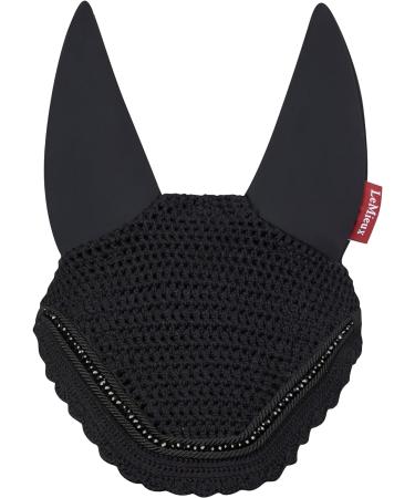 LeMieux Diamante Acoustic Fly Hood with Soundproof Micro Foam - Soft Bamboo Lining - Comfortable Fit Sport Horse Wear L Black - Buy Online on GoSupps.com