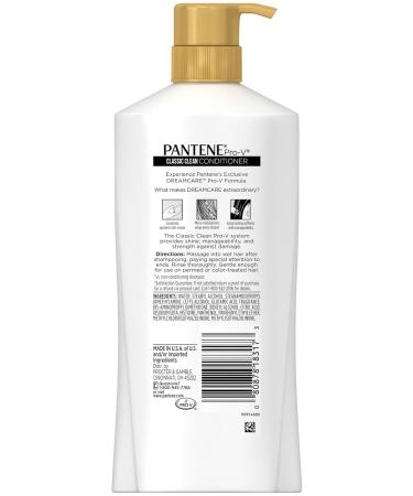 Buy Pantene Pro-V Classic Clean Conditioner 23.7 Fl Oz - Nourishing Hair Care for Shine & Softness - International Shipping Available - Buy Online on GoSupps.com