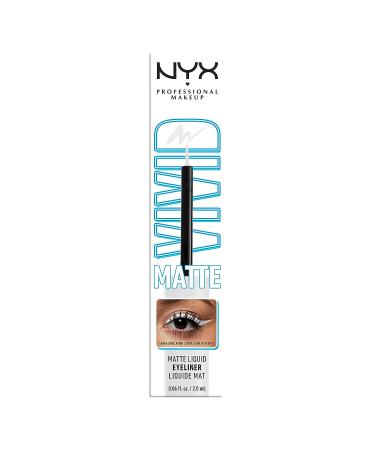 NYX Vivid Matte Liquid Liner - White Smear-Resistant Eyeliner - Buy Online on GoSupps.com