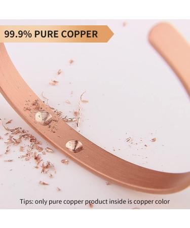 Stomachergy Adjustable Copper Magnetic Bracelets for Men & Women - 99.9% Pure Copper - Includes Jewelry Box - Buy Online on GoSupps.com