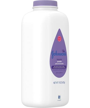 Johnson's Lavender Baby Powder - Gentle Cornstarch Formula, Hypoallergenic, Paraben-Free - 15 oz (Pack of 6) - Buy Online on GoSupps.com