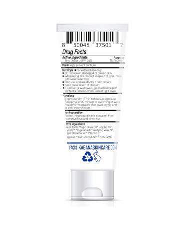 Green Screen Reef Safe Sunscreen - SPF 32 Zinc Oxide 91% Organic Vegan TSA Compliant Broad Spectrum Unscented Non-Greasy 3.4 fl oz - Buy Online on GoSupps.com