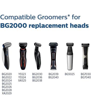 BG2000 Replacement Trimmer/Foil for Bodygroom BG7040 BG7030 BG5025 BG2039 - Buy Online on GoSupps.com