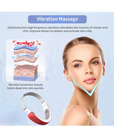 ECOBAMB V Face Machine - Reusable V Line Mask for Double Chin Reduction and Face Slimming - Red-1 - Buy Online on GoSupps.com