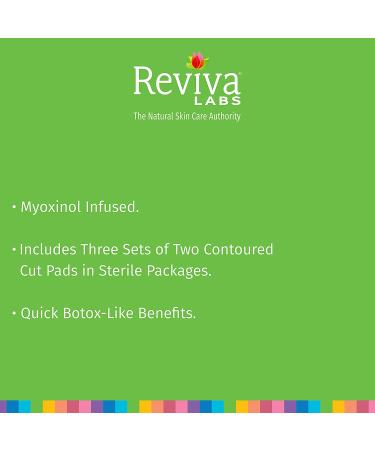 Reviva Labs Collagen-Fibre Eye Pads - 3 Sets of Contoured Anti-Aging Pads - Buy Online on GoSupps.com