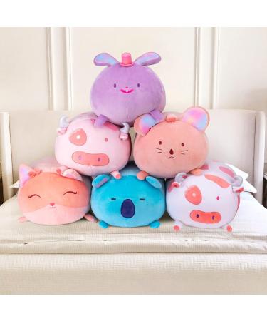 Mewaii 16'' Soft Bunny Plush Pillow - Fluffy Squishy Rabbit Toy for Adults and Kids (Purple, 16in) - Buy Online on GoSupps.com