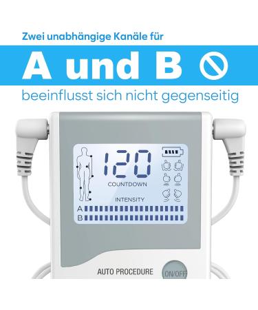 EASY Home Tens Device for Pain Therapy | Dual Channel Electrostimulation Device with LCD Display & Adjustable Pulse Intensity - PL-029V - Buy Online on GoSupps.com