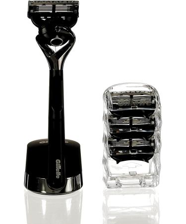 Gillette Fusion5 ProGlide Razor for Men + 4 Refill Blades - Precision Trimmer, Gift Set for Him/Dad - Buy Online on GoSupps.com