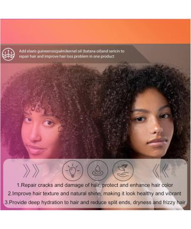 02 Batana Oil Conditioner 120ml Huile de Batana pour la Croissance des Cheveux Am liore l' paisseur des Cheveux et Pr vient la Chute Batana Oil Hair Treatment Am liore la Sant et Renforce - Buy Online on GoSupps.com