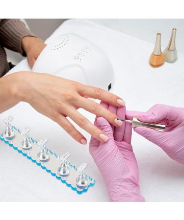 NICENEEDED 2 Set Nail Holder for Painting Nail Acrylic Nail Display Stand Nail Art Practice Holder Fingernail DIY Nail Design Stand Fake Nail Holder for Home DIY Salon - Buy Online on GoSupps.com