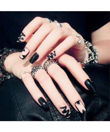 Buy Short French Style Artificial Fingernails - Full Cover Fake Nails with Glue for Stunning Nail Art - Buy Online on GoSupps.com