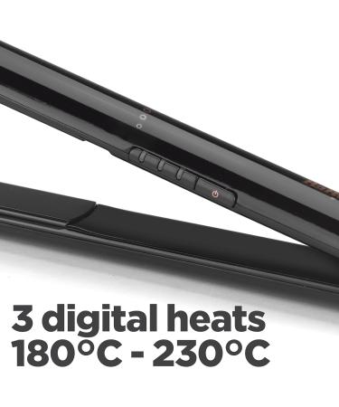 BaByliss Rose Lustre 230C Hair Straighteners | Ceramic Plates | Digital Settings | Black - Buy Online on GoSupps.com