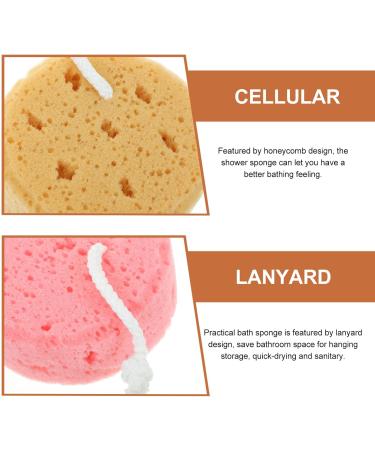 Minkissy 3pcs Exfoliating Bath Sponge Set | Body Scrubber Shower Sponges for Ultimate Skin Care - International Shipping Available - Buy Online on GoSupps.com
