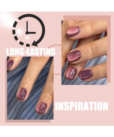 Jelly Cat Eye Gel Nail Polish Pink Glitter Crystal Gel Nail Polish 10ml Pearl Shell Reflective Polish Sparkle Shiny Cat Eye UV Soak-Off Gel Polish Use With UV LED Lamp - Buy Online on GoSupps.com