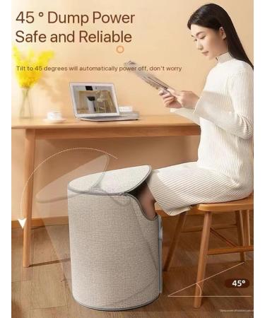 CAULO Portable Small Space Heater - Electric Leg & Foot Warmer for Under Desk - Timer & Compact Design for Personal Use - Buy Online on GoSupps.com