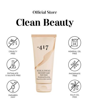 417 Dead Sea Cosmetics Rejuvenation Hair Mud Mask - Vegan & Natural Deep Hair Treatment for Dry, Dyed & Damaged Hair - 6.76 oz - Buy Online on GoSupps.com