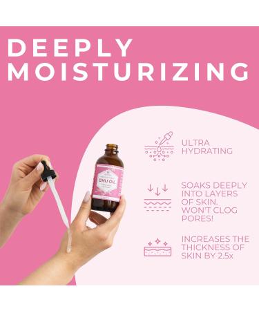 Leven Rose Pure Emu Oil for Skin 2oz 2 Fl Oz (Pack of 1) - Buy Online on GoSupps.com