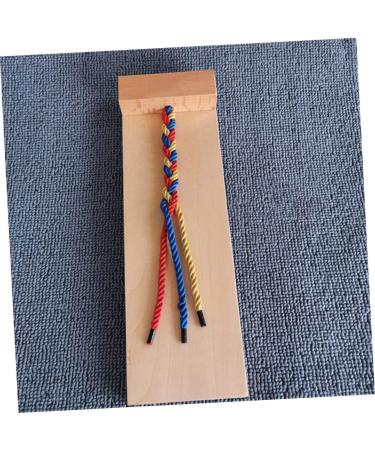 Ipetboom 1pc Braid Practice Aids Solid Wood Plywood Puzzle Child - Buy Online on GoSupps.com