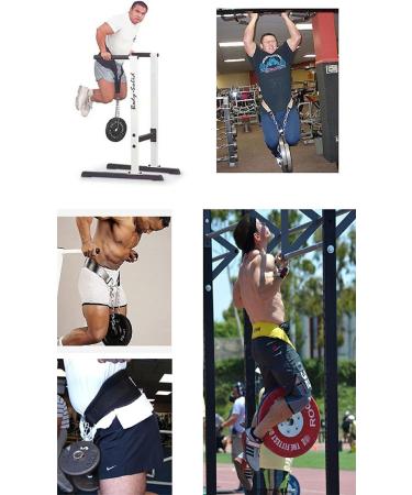 HemeraPhit Weighted Pull Up Dips Belt | Double D Ring Weightlifting Straps & Accessories for Home Gym - Durable Waist Belt for Strength Training - Buy Online on GoSupps.com