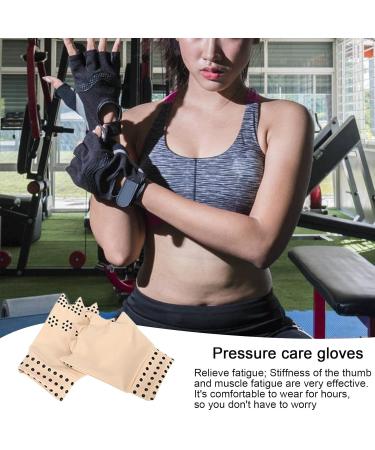 Pressure Care Gloves Half-Finger Silicone Joint Relief Hand Gloves - Rehabilitation Training Pressure Health Care Nursing Gloves Hand Relief Driving Gloves Outdoor Gloves Pintle - Buy Online on GoSupps.com