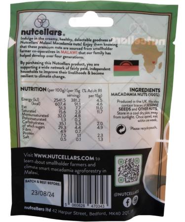 Nutcellars - Raw Macadamia Nuts Fresh and Wholesome Snack Pack 10 x 45g Bags - Buy Online on GoSupps.com