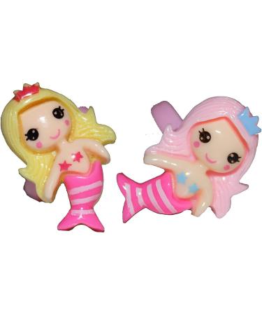 Mermaid Bath Toy Spa Kit with Bath Bombs, Crackles, Dolphin Toy, Rings, Tattoos & Loofah - Perfect Girls Mermaid Birthday Gift | Natural & Organic Ingredients - Buy Online on GoSupps.com