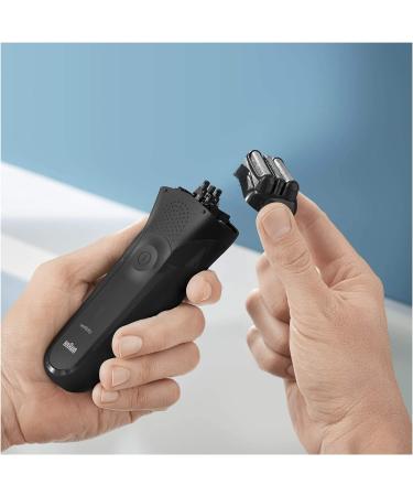 Braun Series 3 Electric Shaver For Men with Precision Trimmer - UK 2 Pin Plug - Black Razor - Buy Online on GoSupps.com