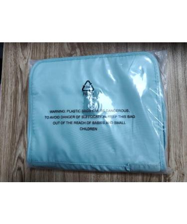 Travel Hanging Toiletry Wash Bag Makeup Cosmetic Organizer for Women Waterproof (Sky Blue) - Buy Online on GoSupps.com