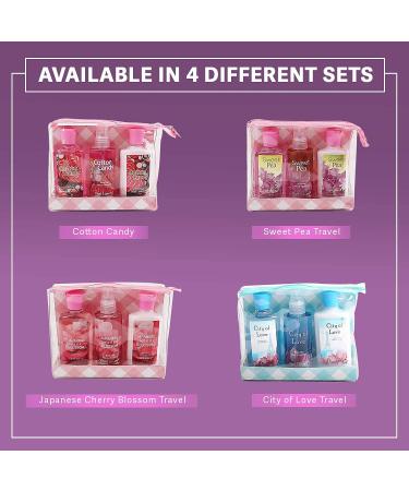 Vital Luxury Bath and Body Gift Set Cotton Candy Scented 3-Piece Travel Size Collection Shower Gel Body Lotion Body Mist 3 Fl Oz Each (Cotton Candy) - Buy Online on GoSupps.com