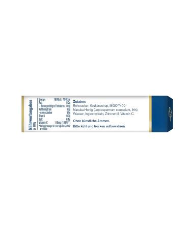 Buy Manuka Health MGO 400+ Lollipops & Ginger-Lemon Lozenges | 100% Pure New Zealand Honey with Propolis & Vitamin C | 250g Bundle for Immune Support - Buy Online on GoSupps.com
