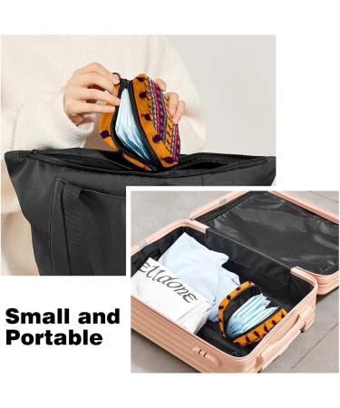 Menstrual Bag with Zipper | Stylish Ladies Napkin Pouch & Tampons Collection Bag for Women & Girls - Indian Style - Buy Online on GoSupps.com