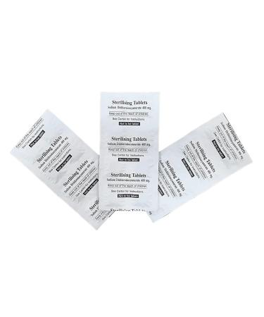 Ef-Chlor Water Purification 64 Tablets - 400mg Portable Drinking Water Purification & Sterilization Tablet Ideal for Emergencies Survival Purifies 26.4 Gallons - 39.62 Gallons in 1 Tablet - Buy Online on GoSupps.com