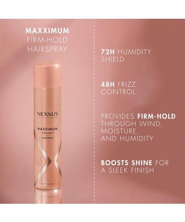 Nexxus Maximum Hold Hairspray 10 oz & Anti-Humidity Spray Epic Shine 8 oz Bundle - Buy Online on GoSupps.com