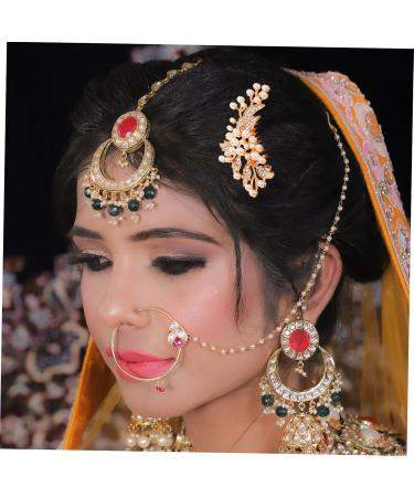 Ipetboom Accessories Bridal Hair Side Comb Hair Accessories for Women Pearl Hair Side Hair Comb Women Hair Accessories Wedding Hair Accessories for Bridal Headgear Bride Rhinestones - Buy Online on GoSupps.com